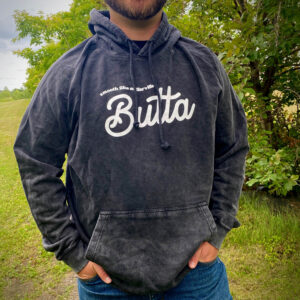 Vintage Black Butta Hoodie